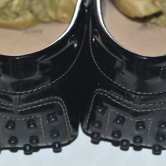 Tod's Gommino Black Patent Driving Loafers EU 36.5/US 6.5 - Picture 3 of 4